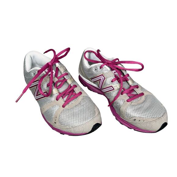 New Balance Womens 690 Gray Pink Sneakers Size 8 - Picture 1 of 10